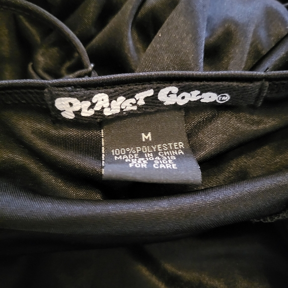 Planet Gold Black Mini Dress with Spaghetti Straps Size S and M Available - Picture 5 of 8